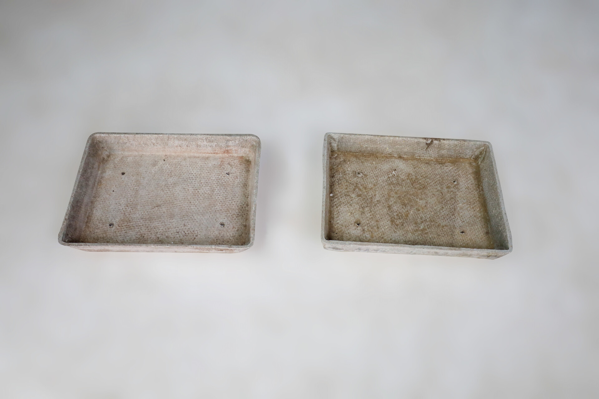 Mid century modern Willy Guhl Concrete Planters, Switzerland 1960s Mid-20th century