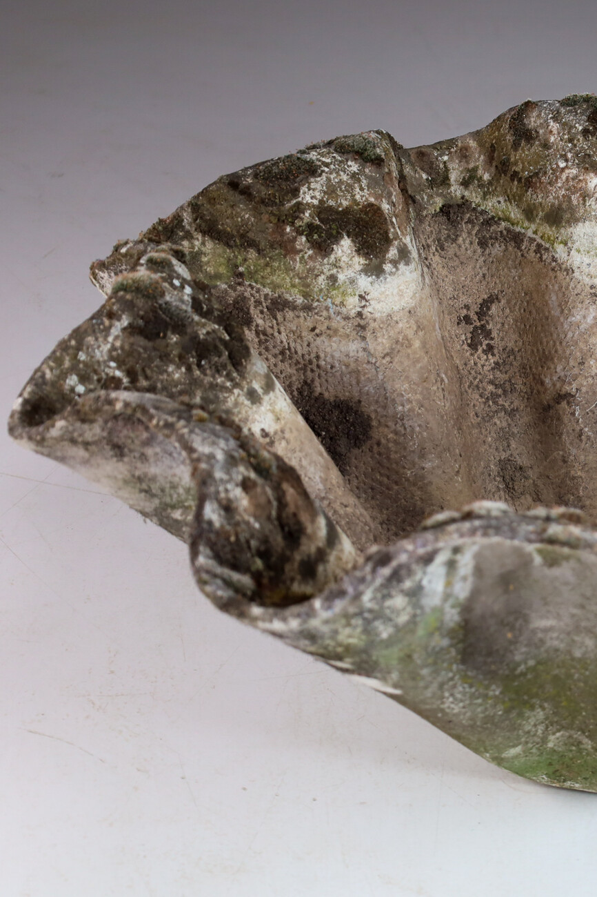 Mid century modern Willy Guhl for Eternit Large Handkerchief Elephant Ear Planter, Switserland 1970s Mid-20th century