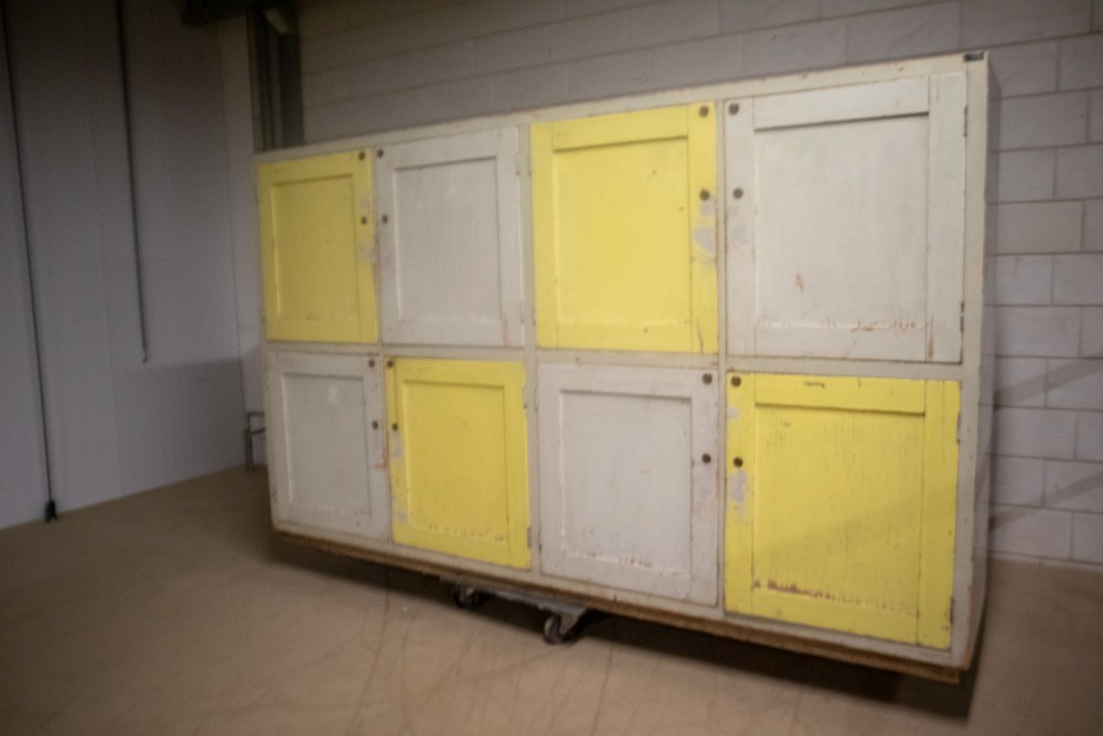 Mid century modern Wood Storage Cabinet Mid-20th century