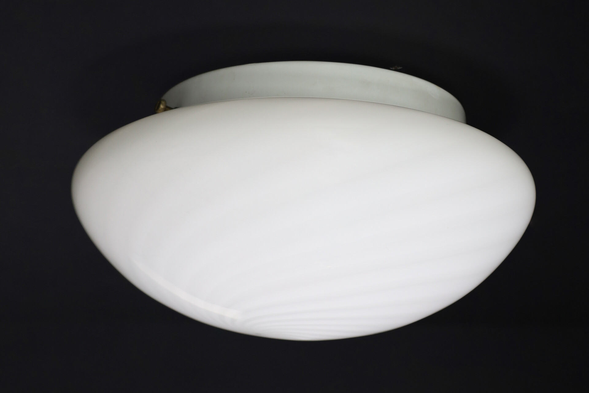 Mid century modern Xl Murano Swirl Glass Ceiling Lights or Sconces by VM-Vetri, Italy, 1970s Late-20th century