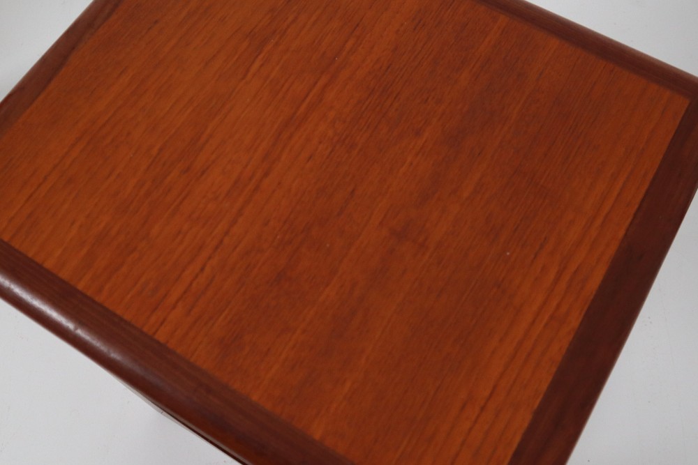 Midcentury Afromosia Nesting Tables 