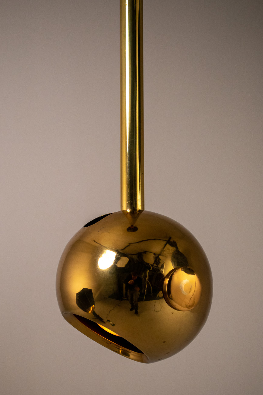 Midcentury Brass Pendants / spotlights  Europe 1960s Mid-20th century