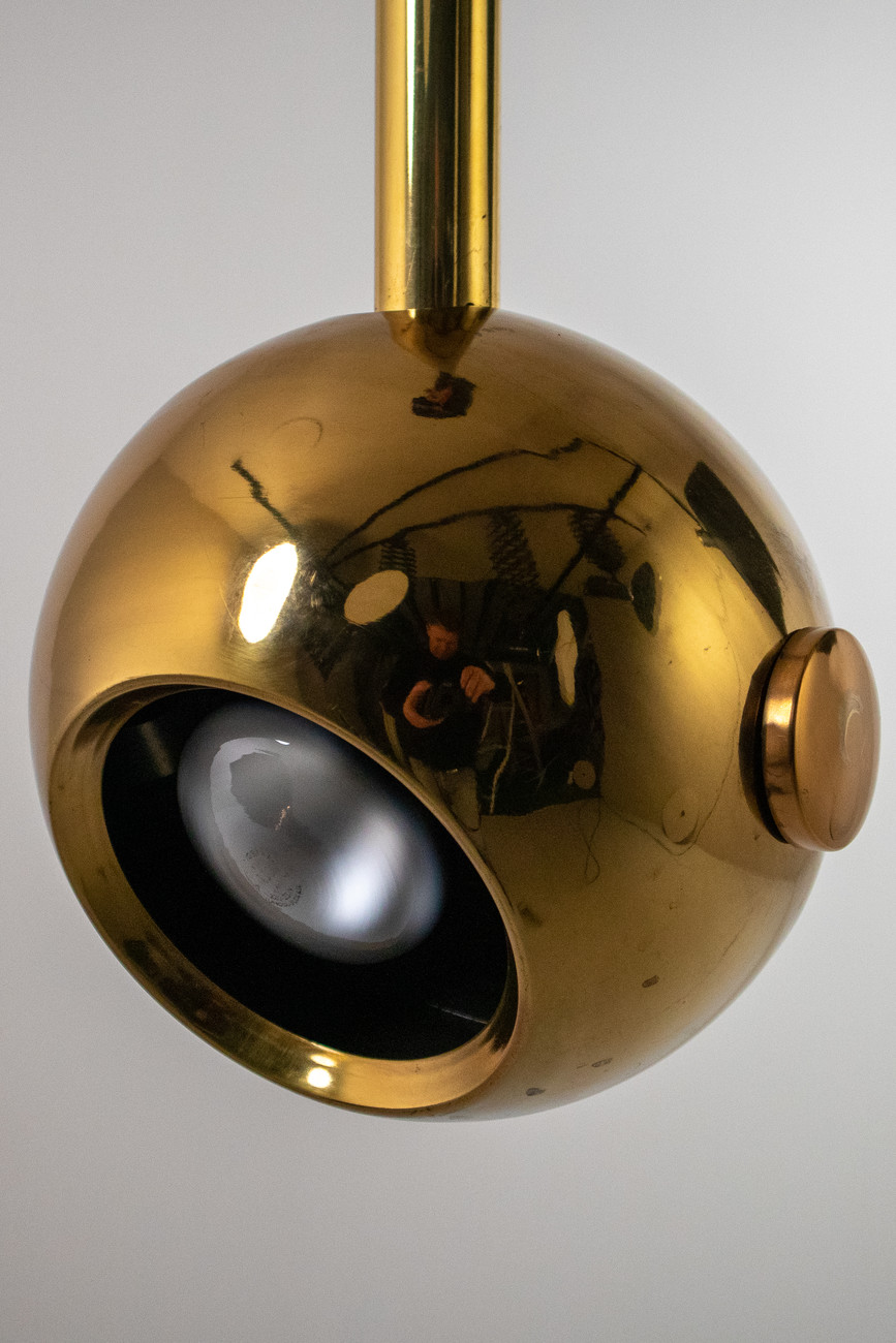Midcentury Brass Pendants / spotlights  Europe 1960s Mid-20th century