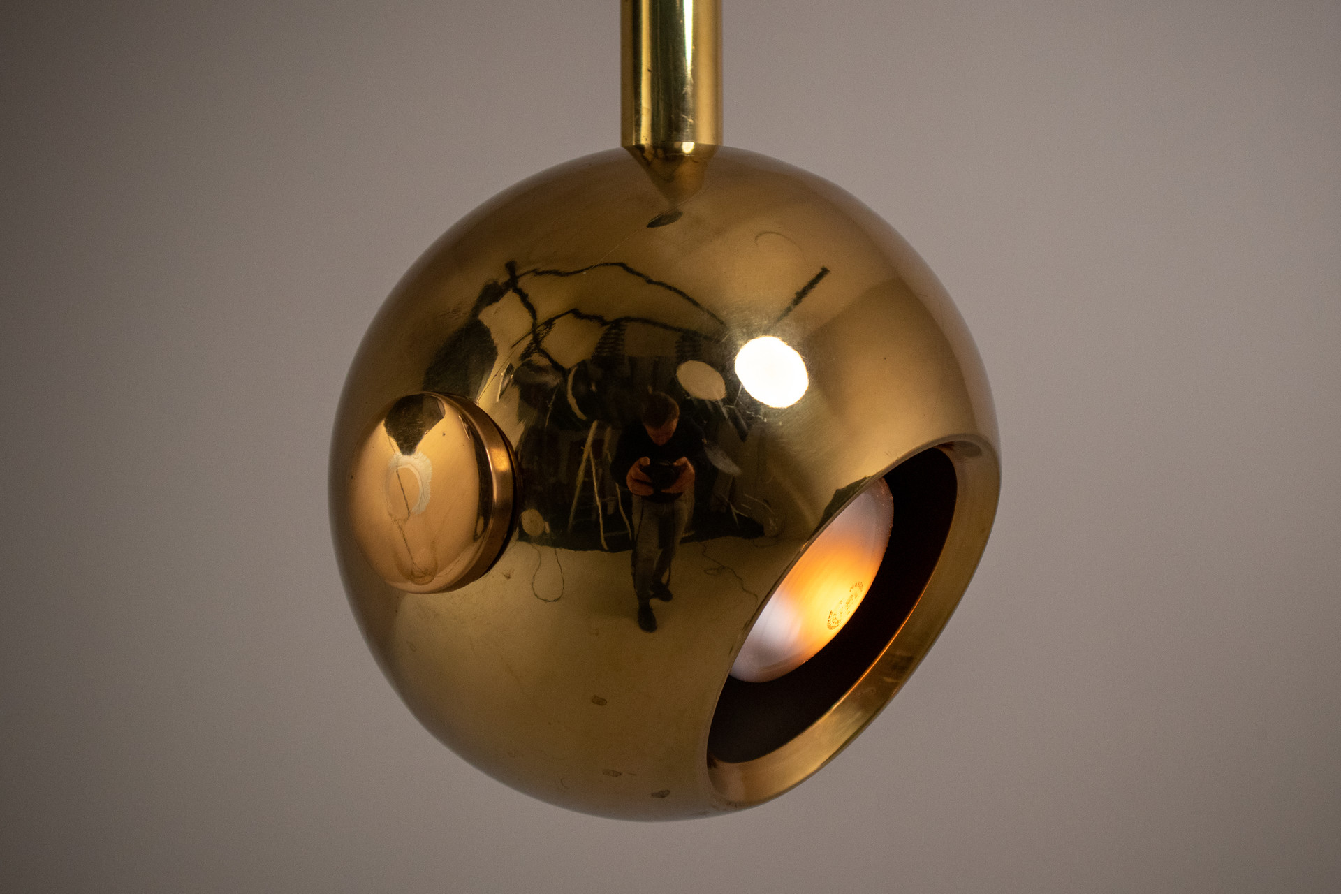 Midcentury Brass Pendants / spotlights  Europe 1960s Mid-20th century