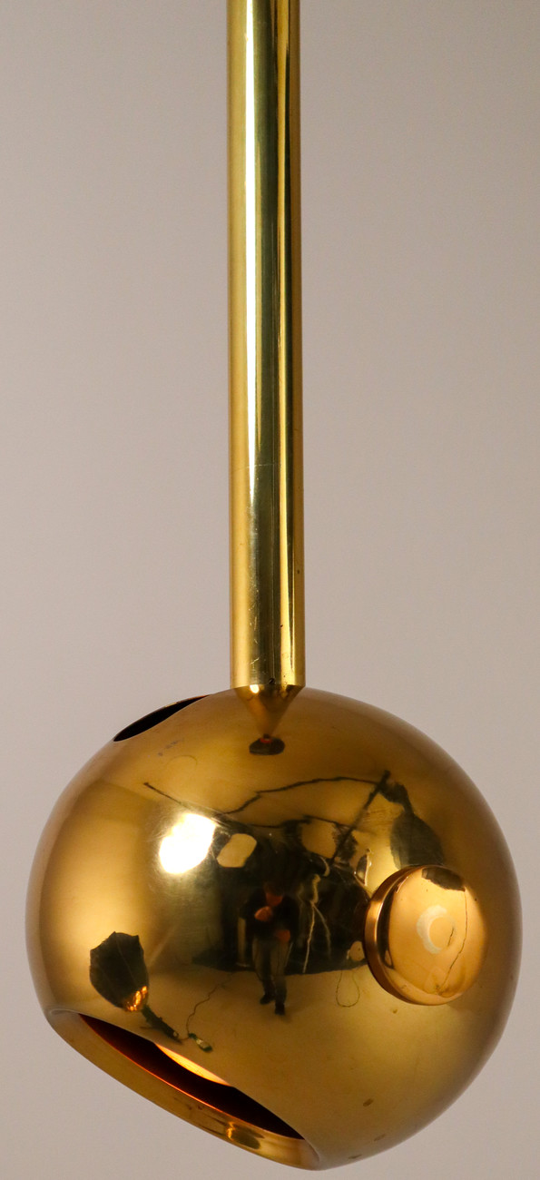 Midcentury Brass Pendants / spotlights  Europe 1960s Mid-20th century