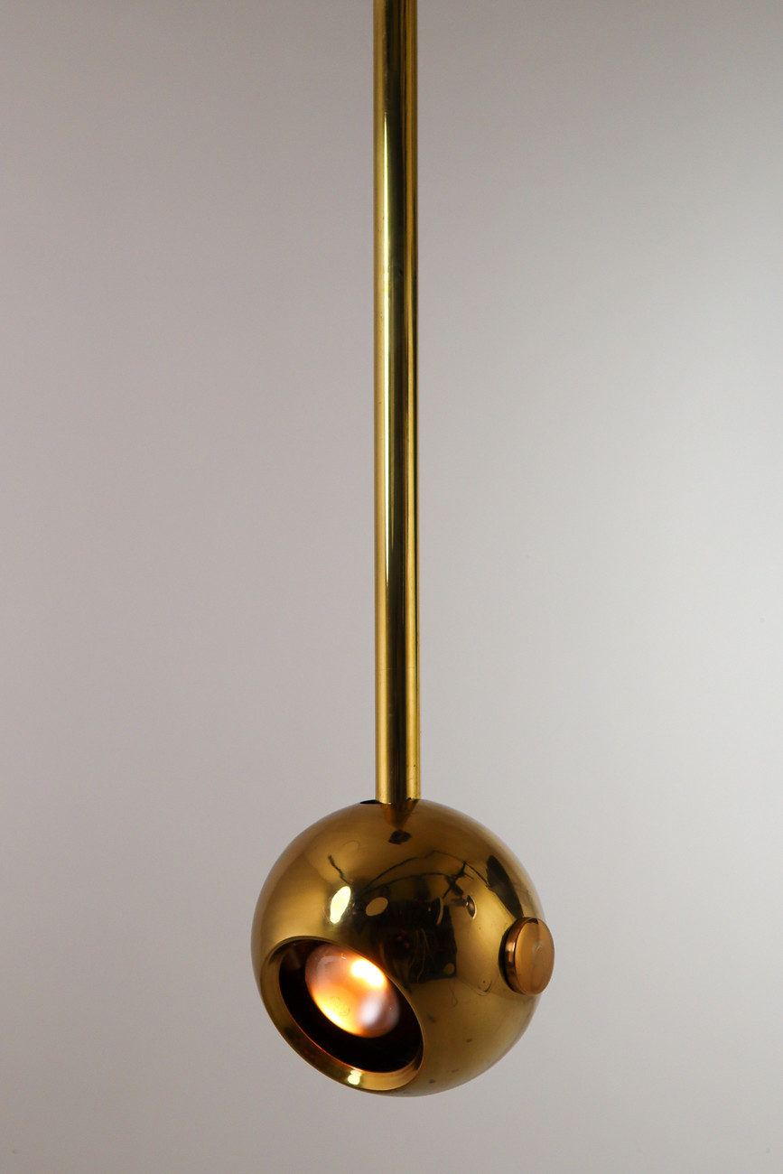 Midcentury Brass Pendants / spotlights  Europe 1960s Mid-20th century