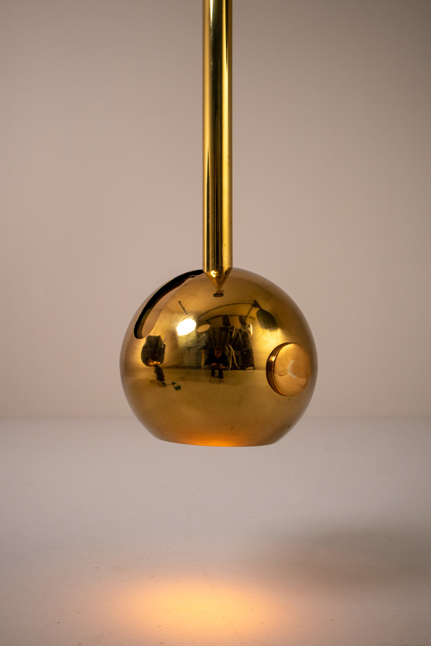 Midcentury Brass Pendants / spotlights  Europe 1960s Mid-20th century