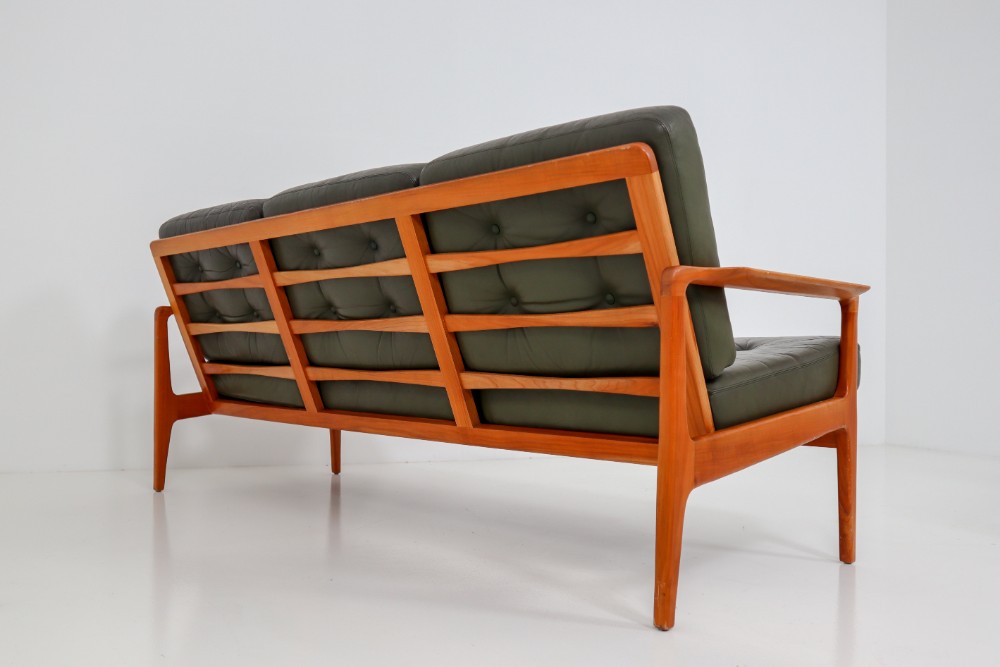  Midcentury Danish Three-Seat Sofa by Arne Wahl Iversen, Denmark, 1960s