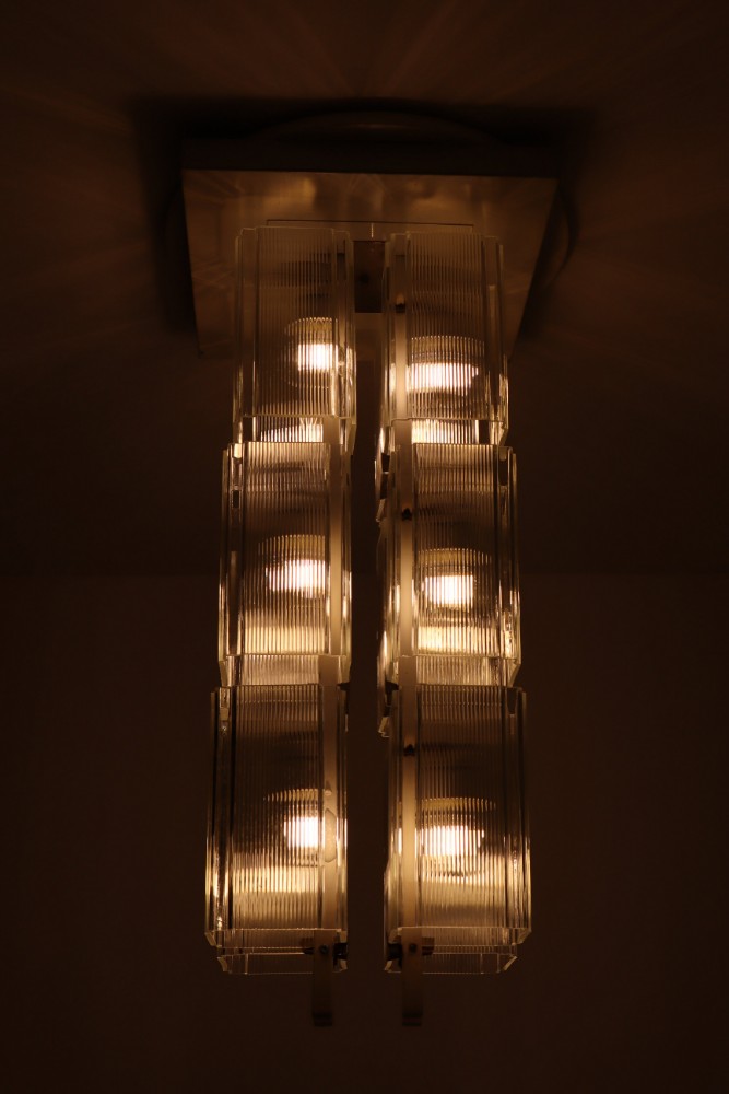 Midcentury Flush Mounts Chandelier, Europe, 1970s