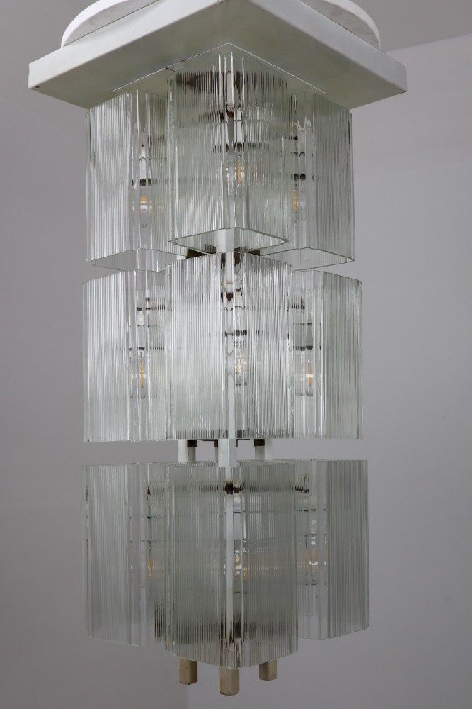 Midcentury Flush Mounts Chandelier, Europe, 1970s