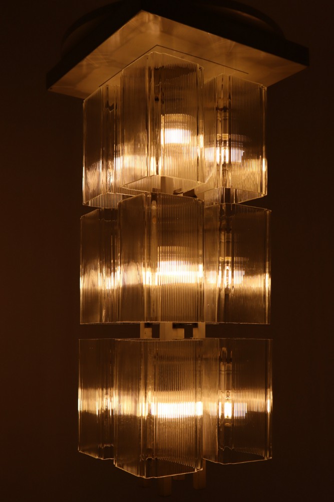 Midcentury Flush Mounts Chandelier, Europe, 1970s
