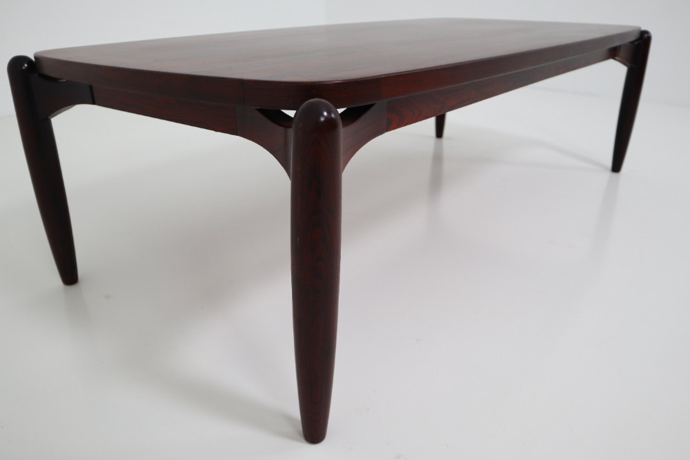 Midcentury Palisander Coffee-Cocktail Table Designed in Italy, 1970