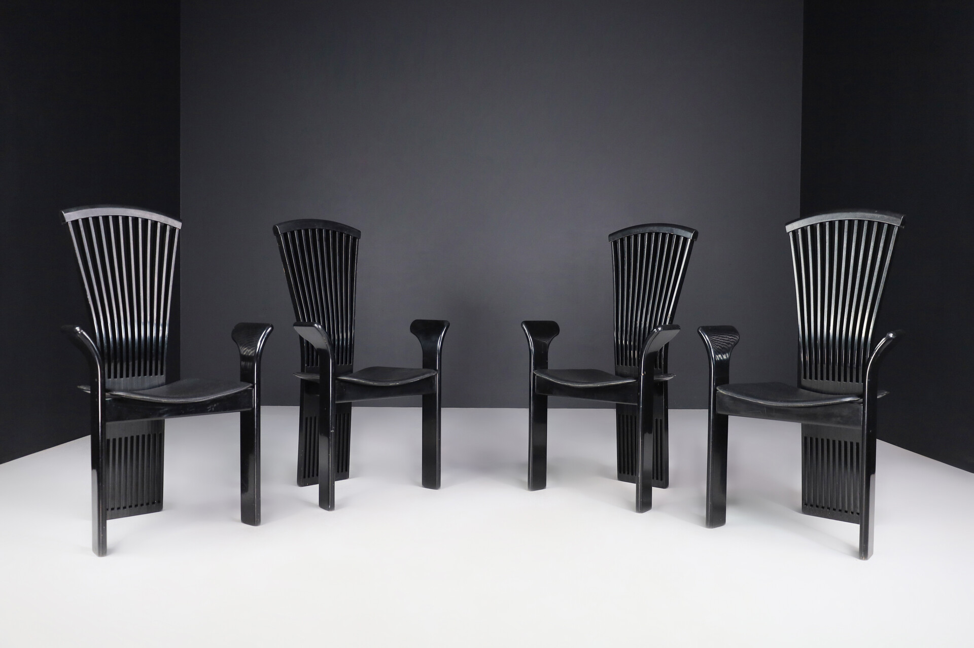 Modern Arm chair Chairs by Pietro Costantini, Italy 1980s Late-20th century