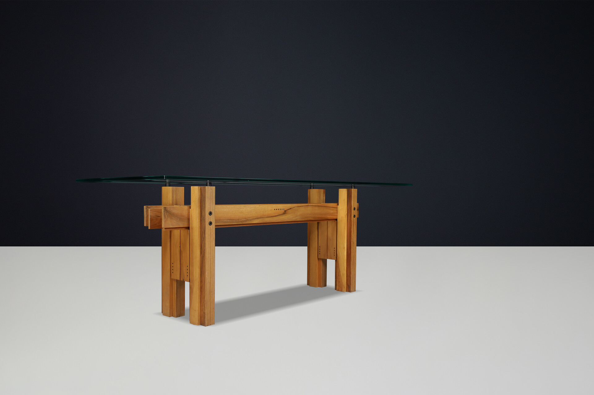Modern Cangrande Table, Franco Poli for Bernin, Italy 1970s Late-20th century