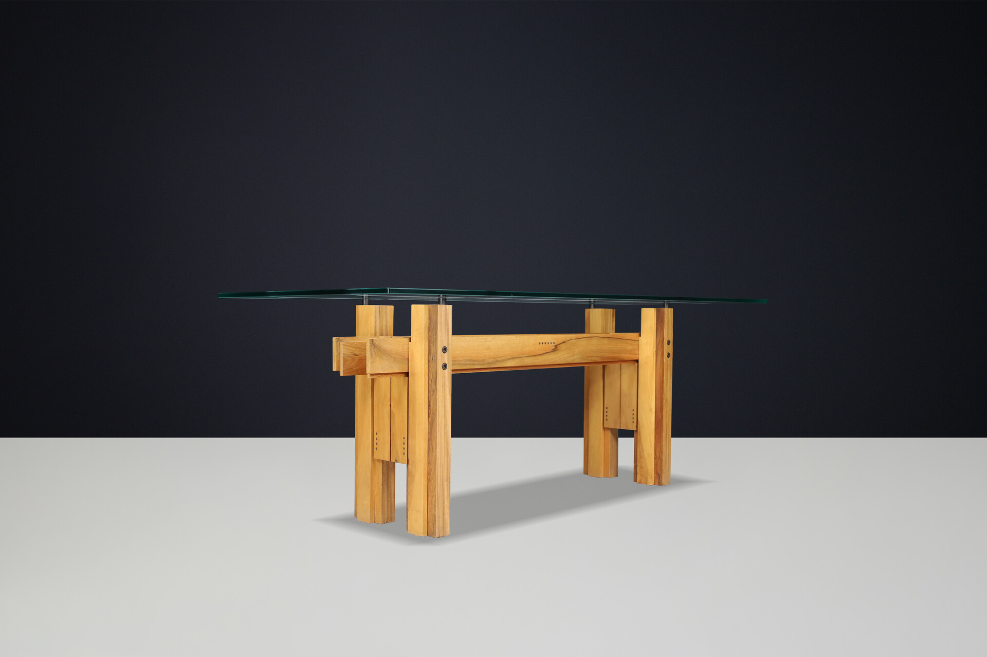 Modern Cangrande Table, Franco Poli for Bernin, Italy 1970s Late-20th century