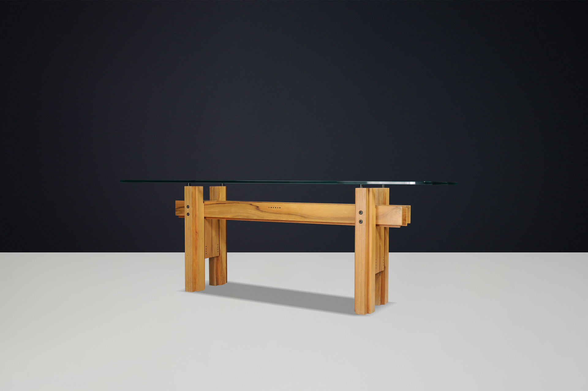 Modern Cangrande Table, Franco Poli for Bernin, Italy 1970s Late-20th century