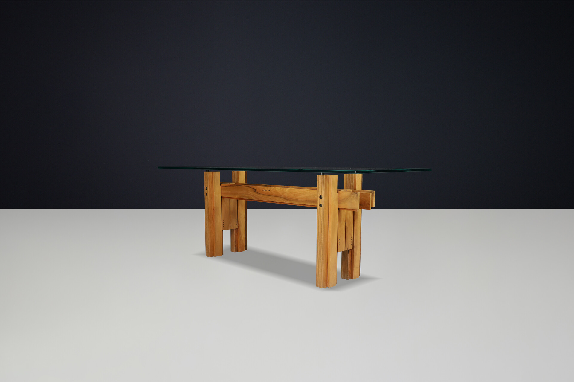 Modern Cangrande Table, Franco Poli for Bernin, Italy 1970s Late-20th century