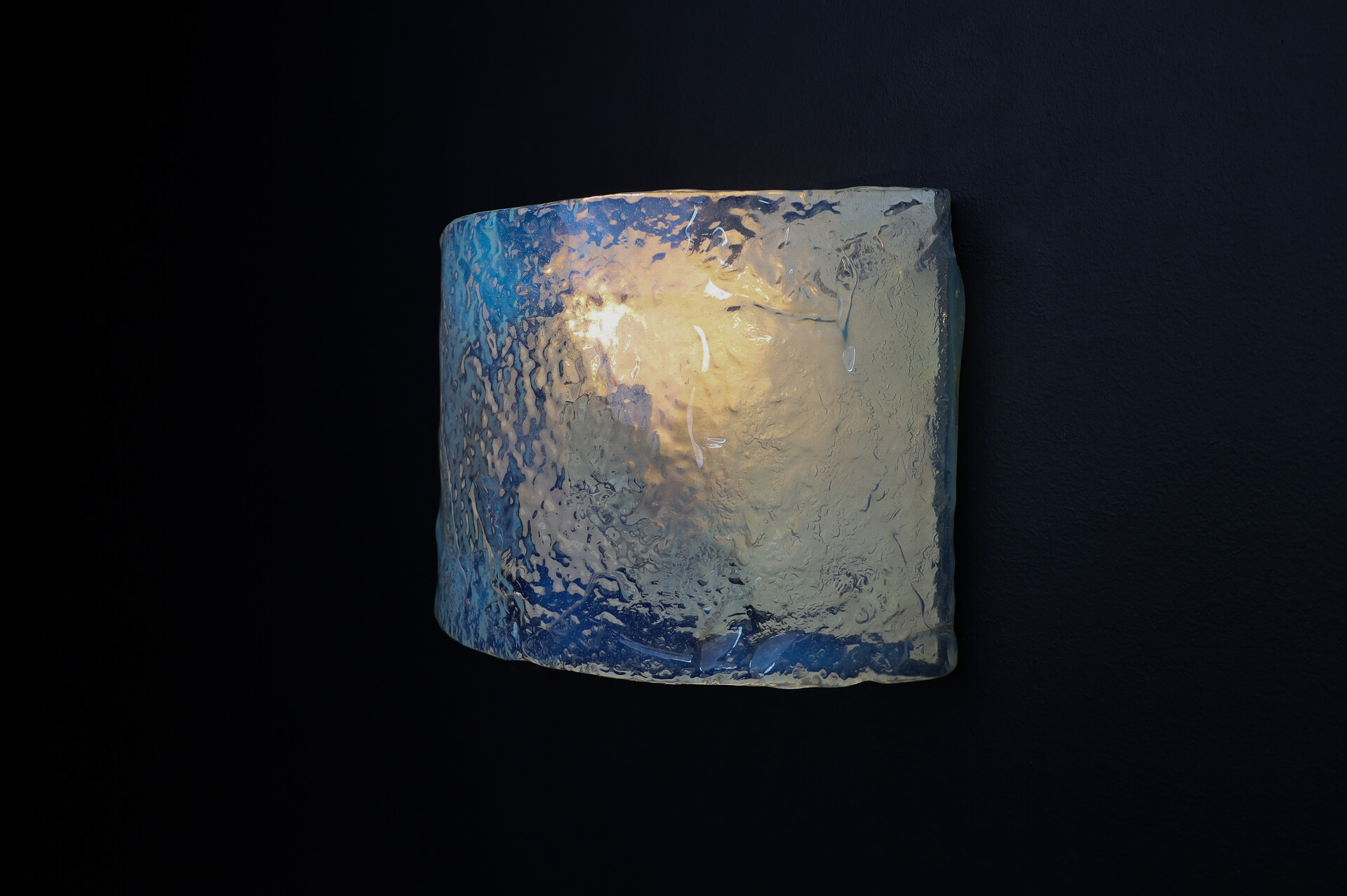 Modern Carlo Nason for Mazzega Murano Glass Sconces, Italy 1970s Late-20th century
