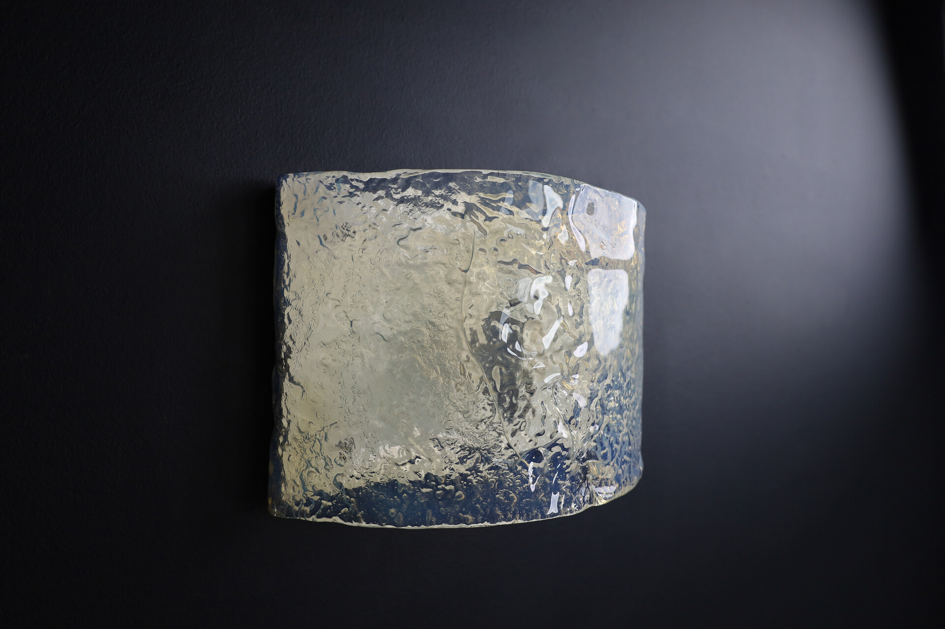Modern Carlo Nason for Mazzega Murano Glass Sconces, Italy 1970s Late-20th century