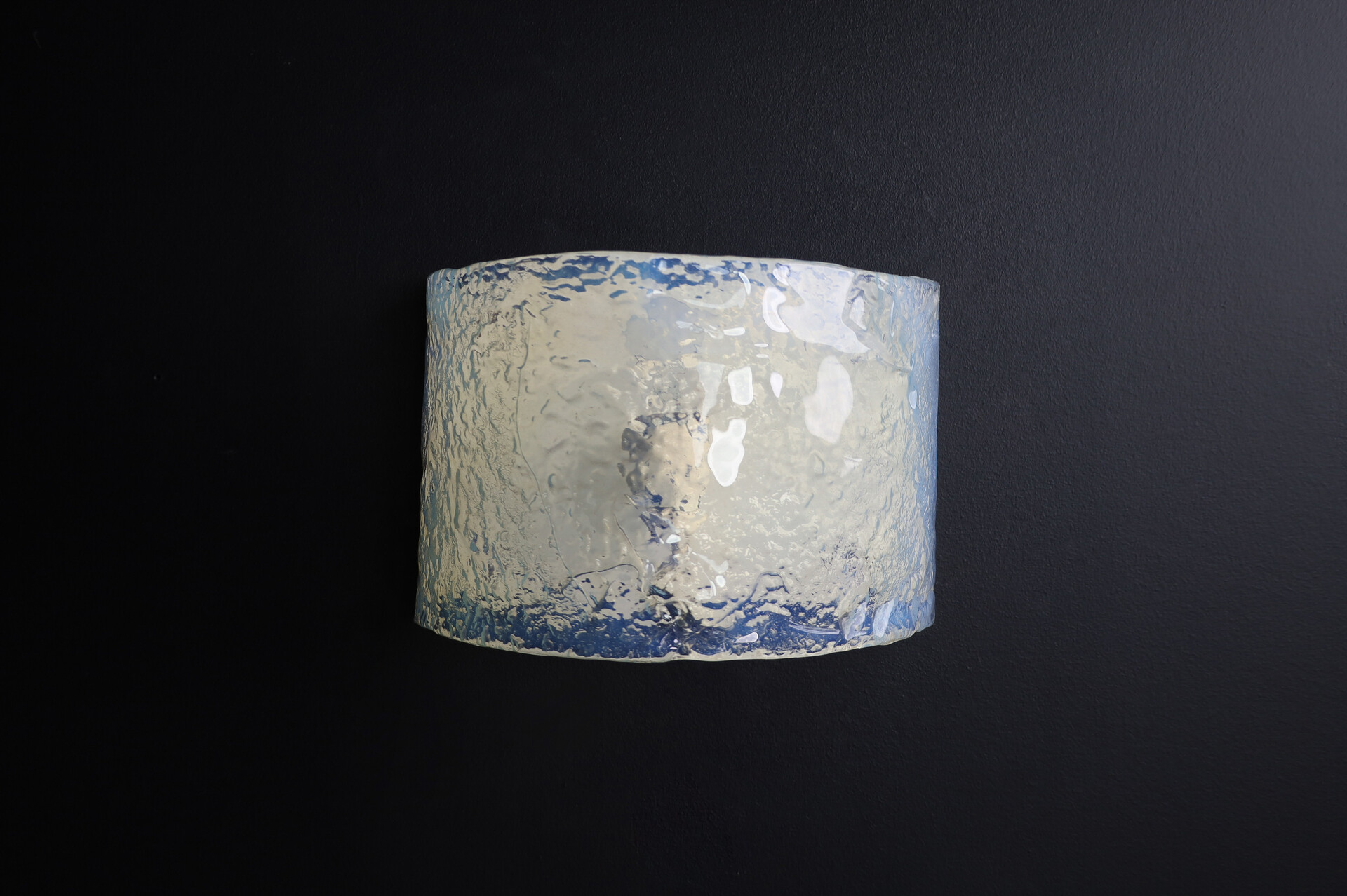 Modern Carlo Nason for Mazzega Murano Glass Sconces, Italy 1970s Late-20th century