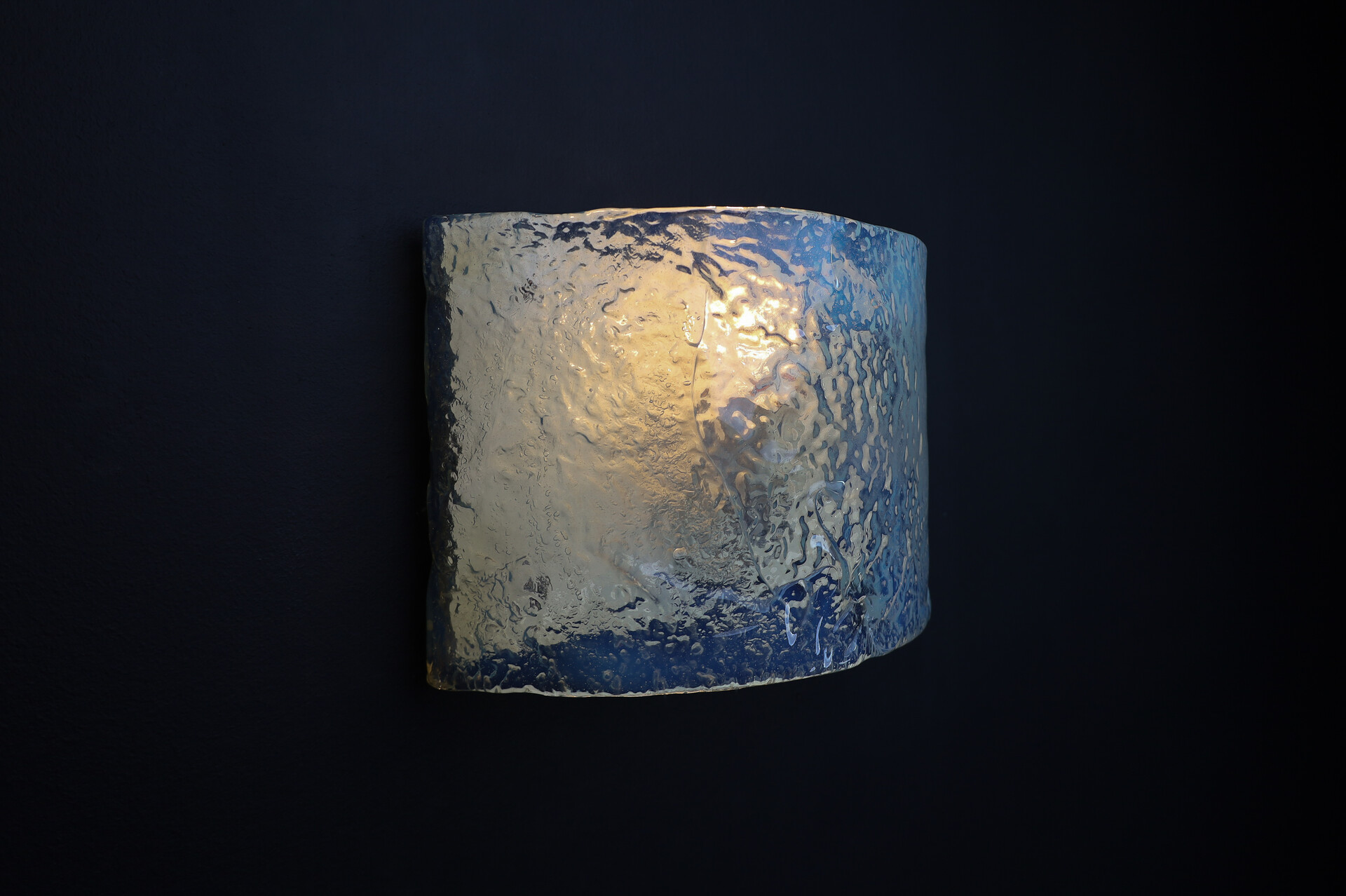 Modern Carlo Nason for Mazzega Murano Glass Sconces, Italy 1970s Late-20th century