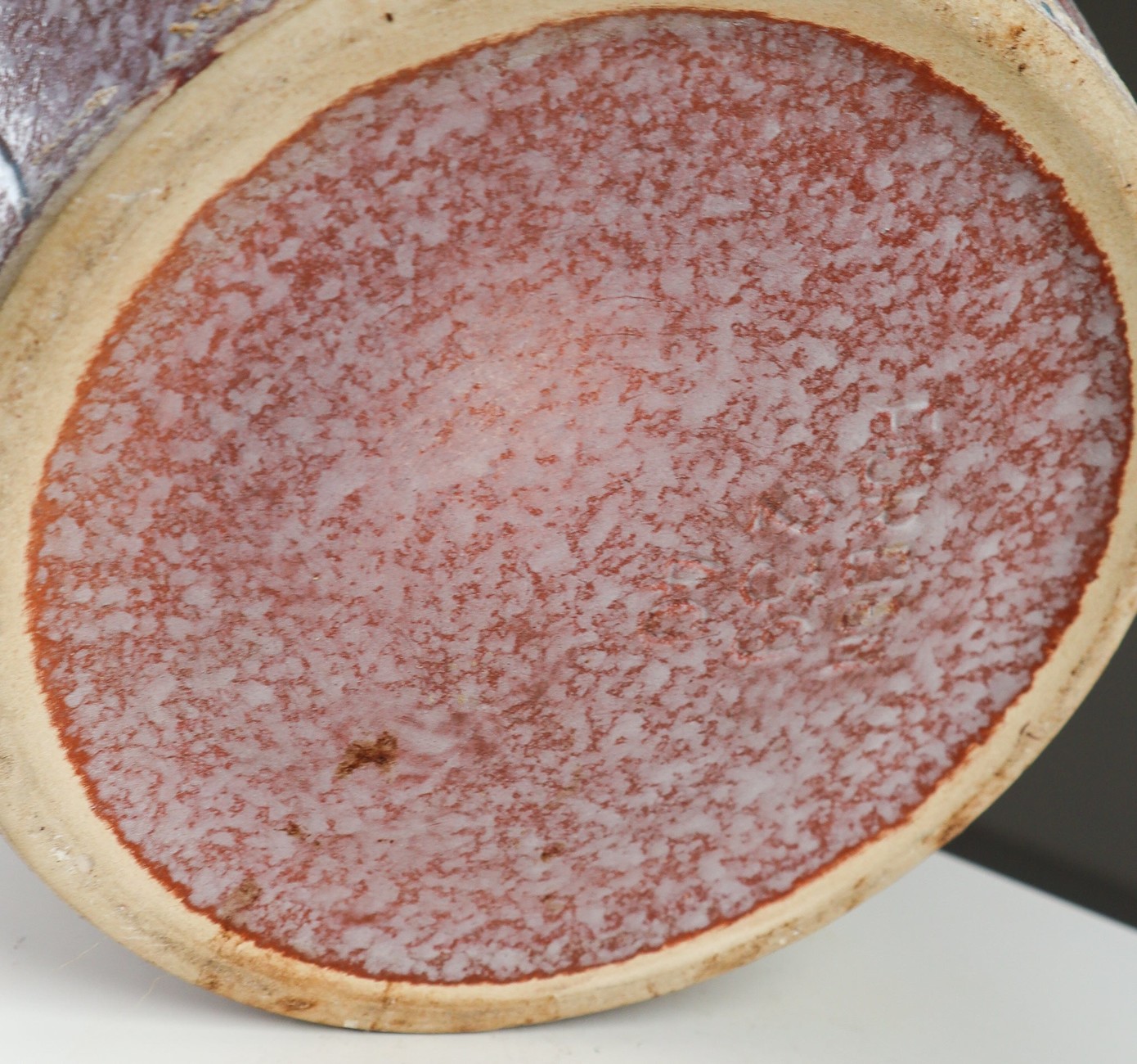 Modern Ceramic Vase by Scheurich Foreign Made in Austria Mid-20th century