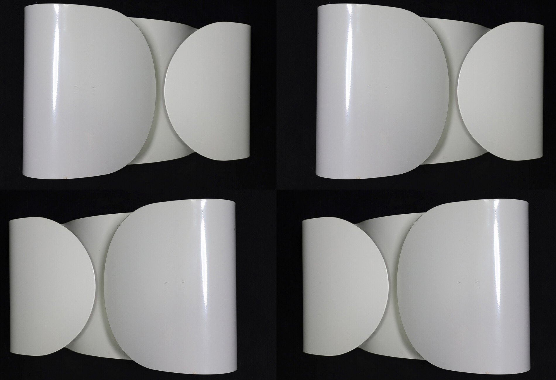 Modern Foglio sconces by Tobia Scarpa for Flos, Italy 1970s Late-20th century