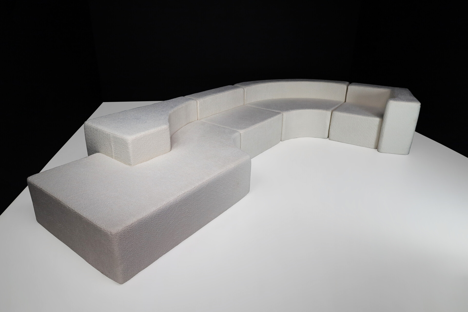 Modern Italian modular sofa in the style of Pamio, Massari & Toso for Stillwood, Italy 1970s Late-20th century