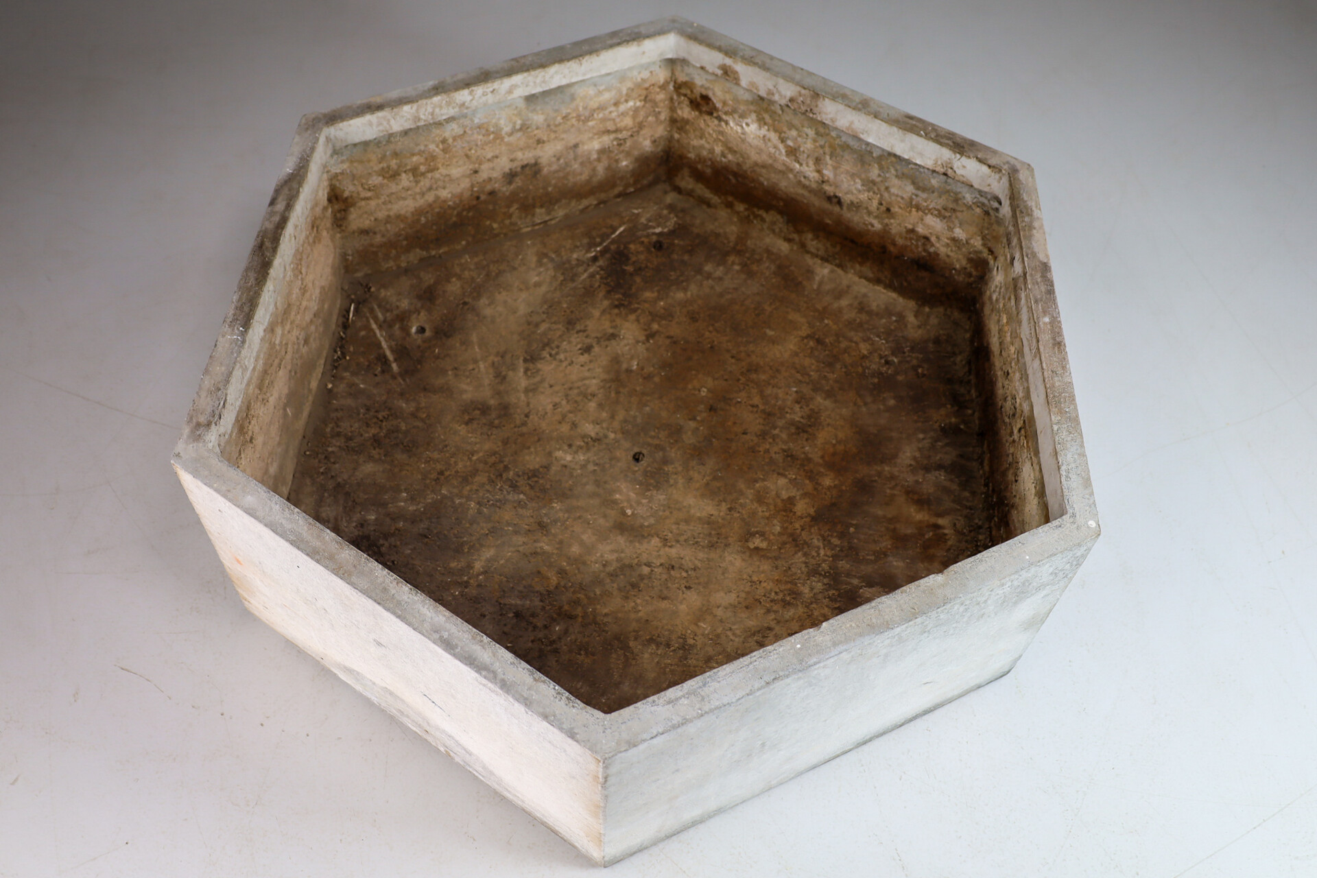 Modern Large Willy Guhl Hexagon Planter , Switzerland 1960s Mid-20th century