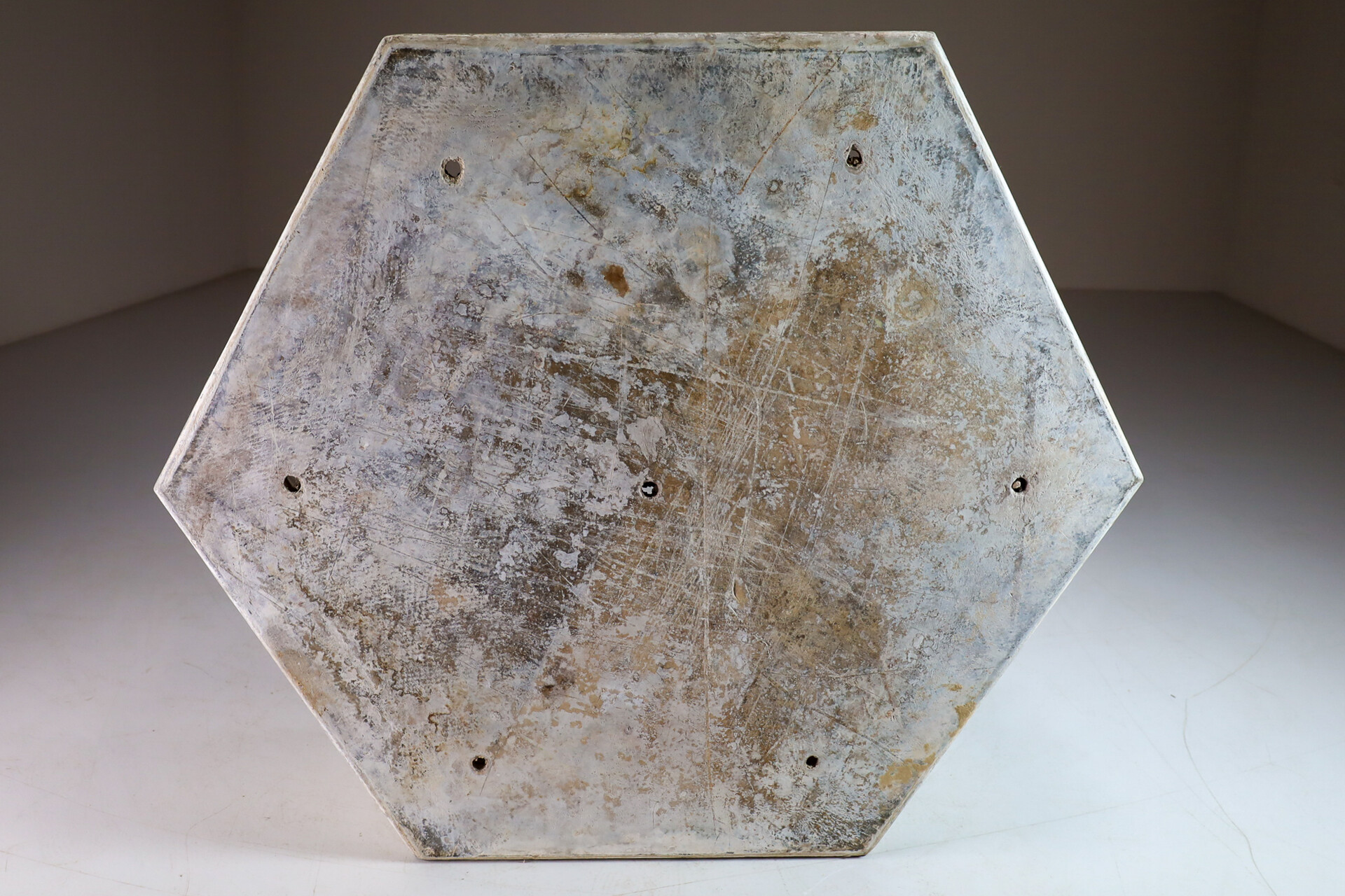 Modern Large Willy Guhl Hexagon Planter , Switzerland 1960s Mid-20th century