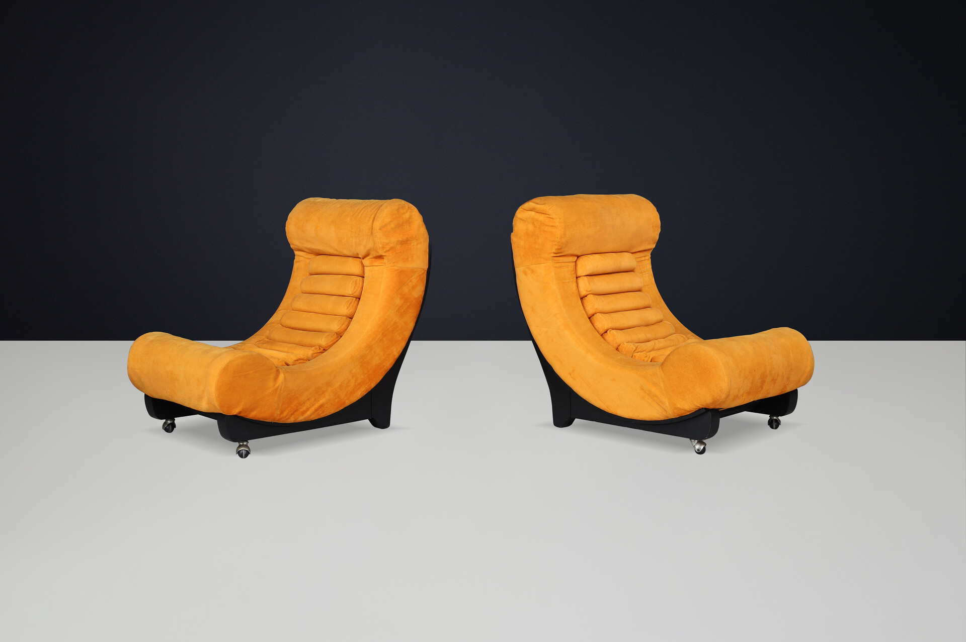 Modern Space Age Lounge Chairs by Salotti Martini, Italy, 1960s Mid-20th century