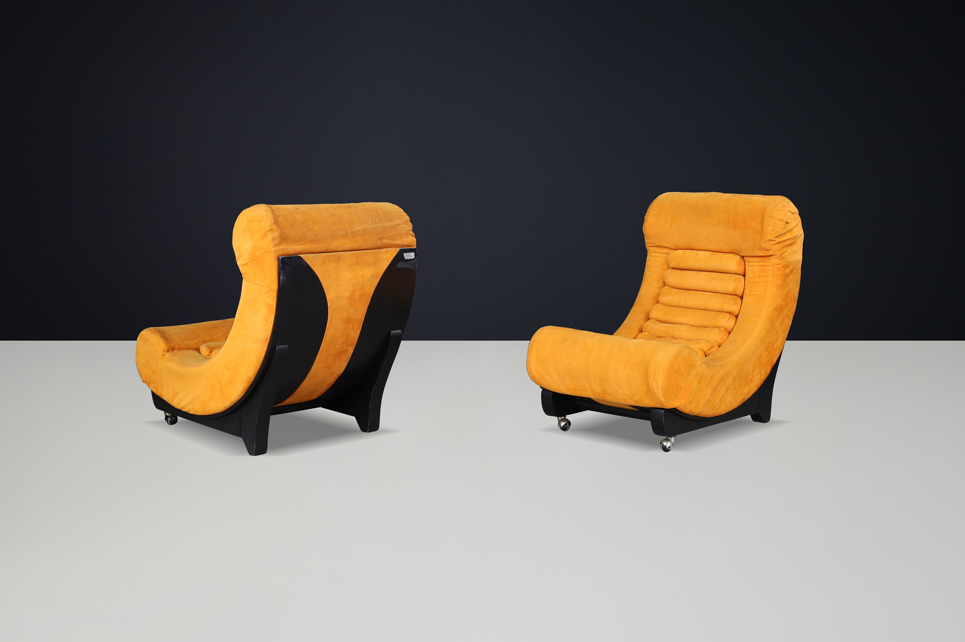 Modern Space Age Lounge Chairs by Salotti Martini, Italy, 1960s Mid-20th century