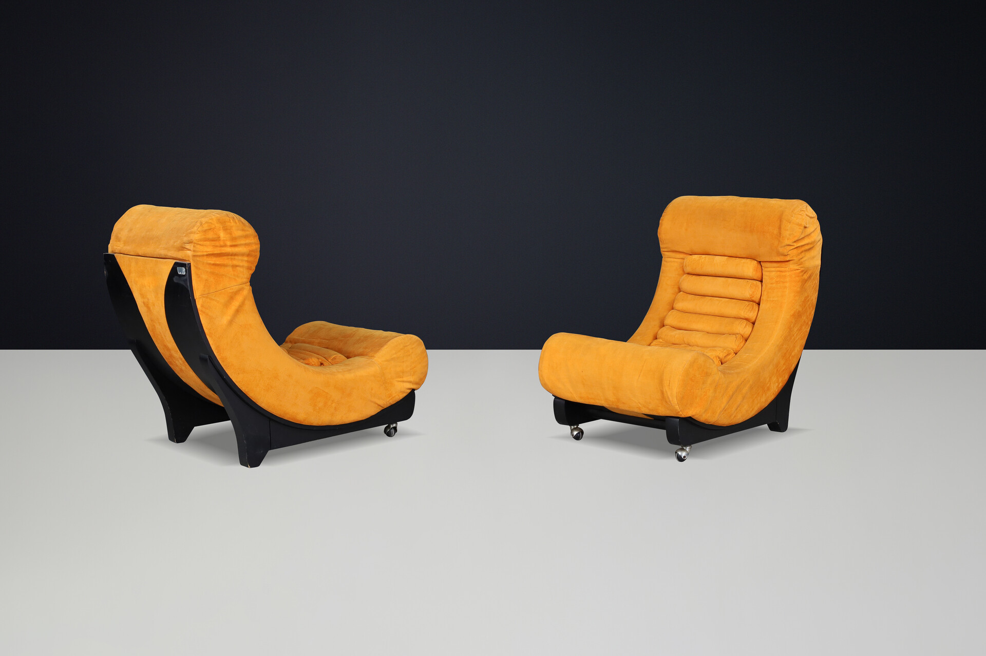 Modern Space Age Lounge Chairs by Salotti Martini, Italy, 1960s Mid-20th century