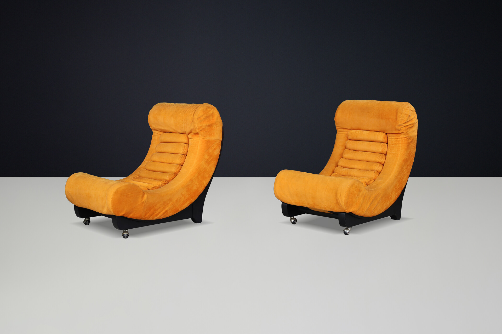 Modern Space Age Lounge Chairs by Salotti Martini, Italy, 1960s Mid-20th century