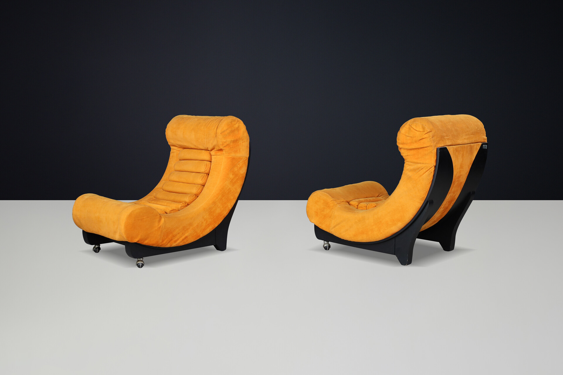 Modern Space Age Lounge Chairs by Salotti Martini, Italy, 1960s Mid-20th century