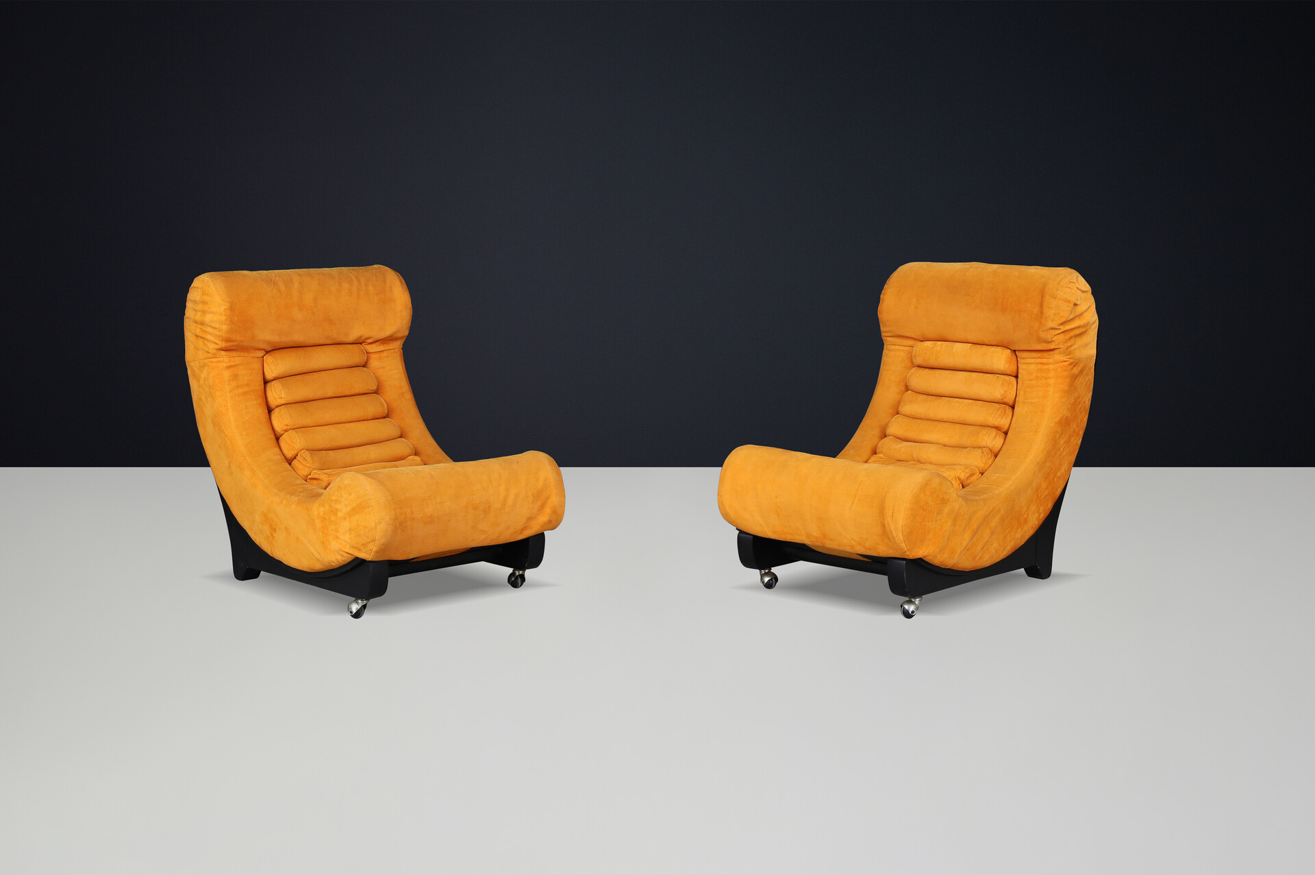 Modern Space Age Lounge Chairs by Salotti Martini, Italy, 1960s Mid-20th century