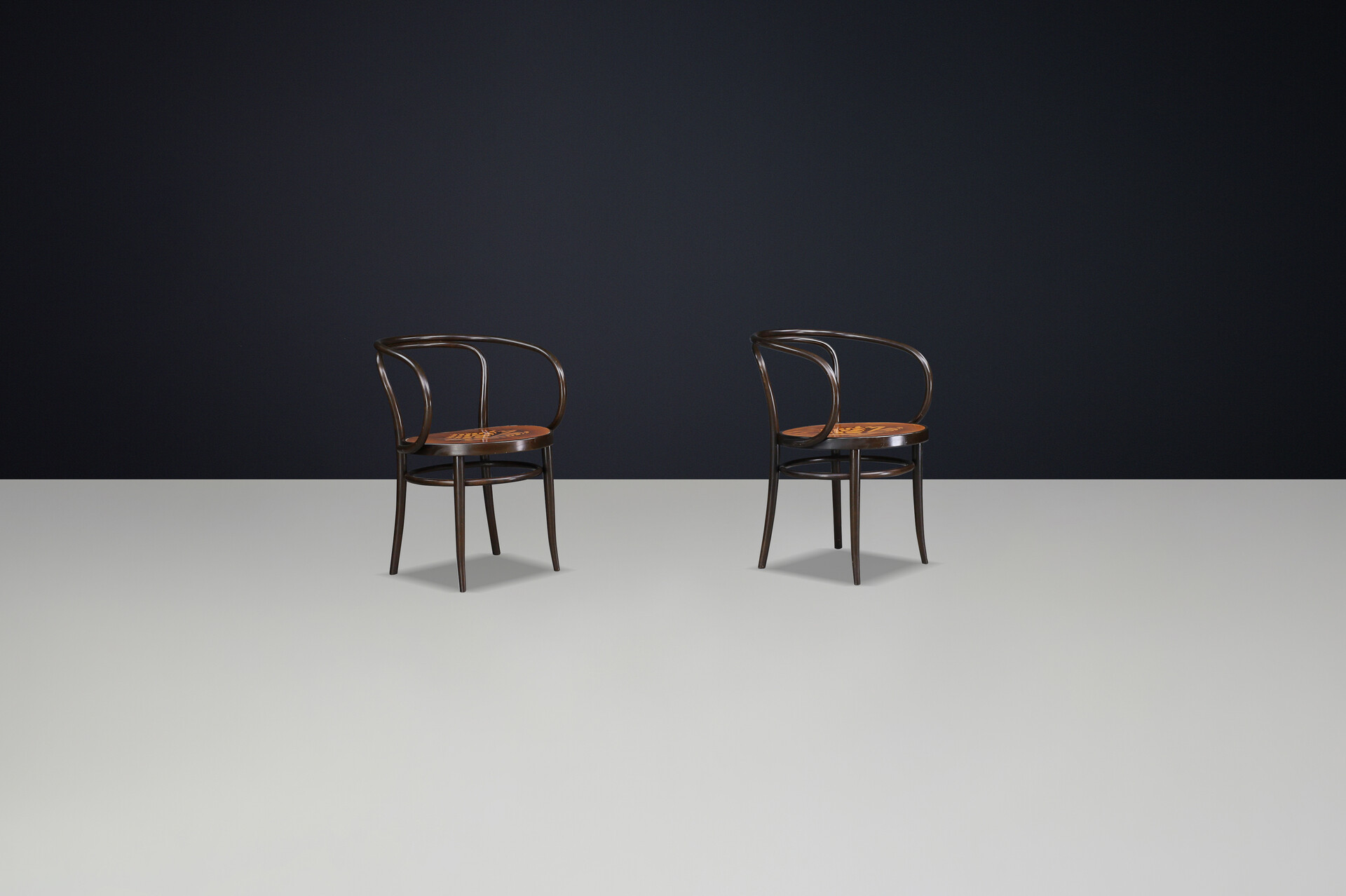 Modern Thonet Bentwood Armchairs, Czech Republic Late-20th century