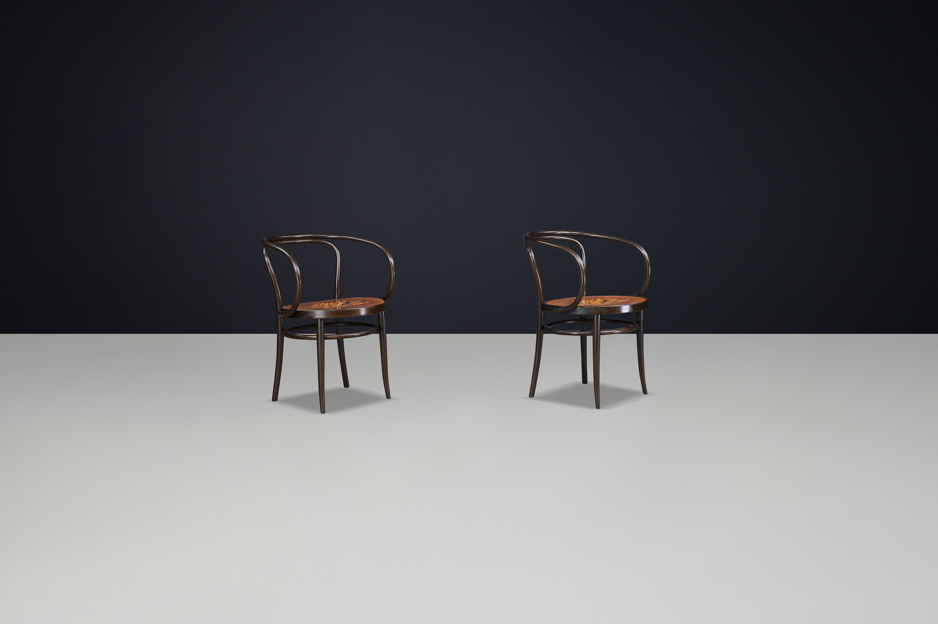 Modern Thonet Bentwood Armchairs, Czech Republic Late-20th century
