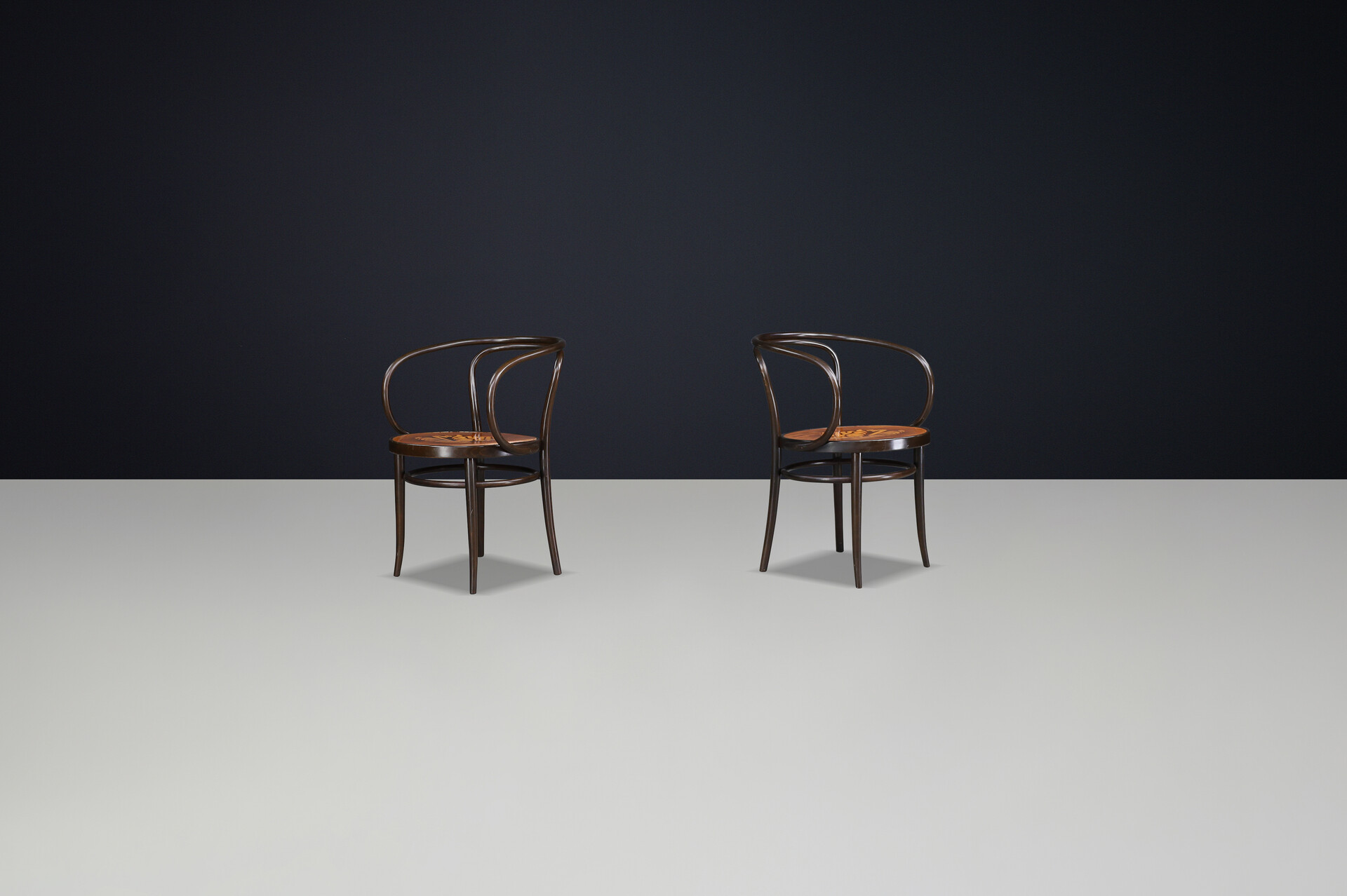 Modern Thonet Bentwood Armchairs, Czech Republic Late-20th century