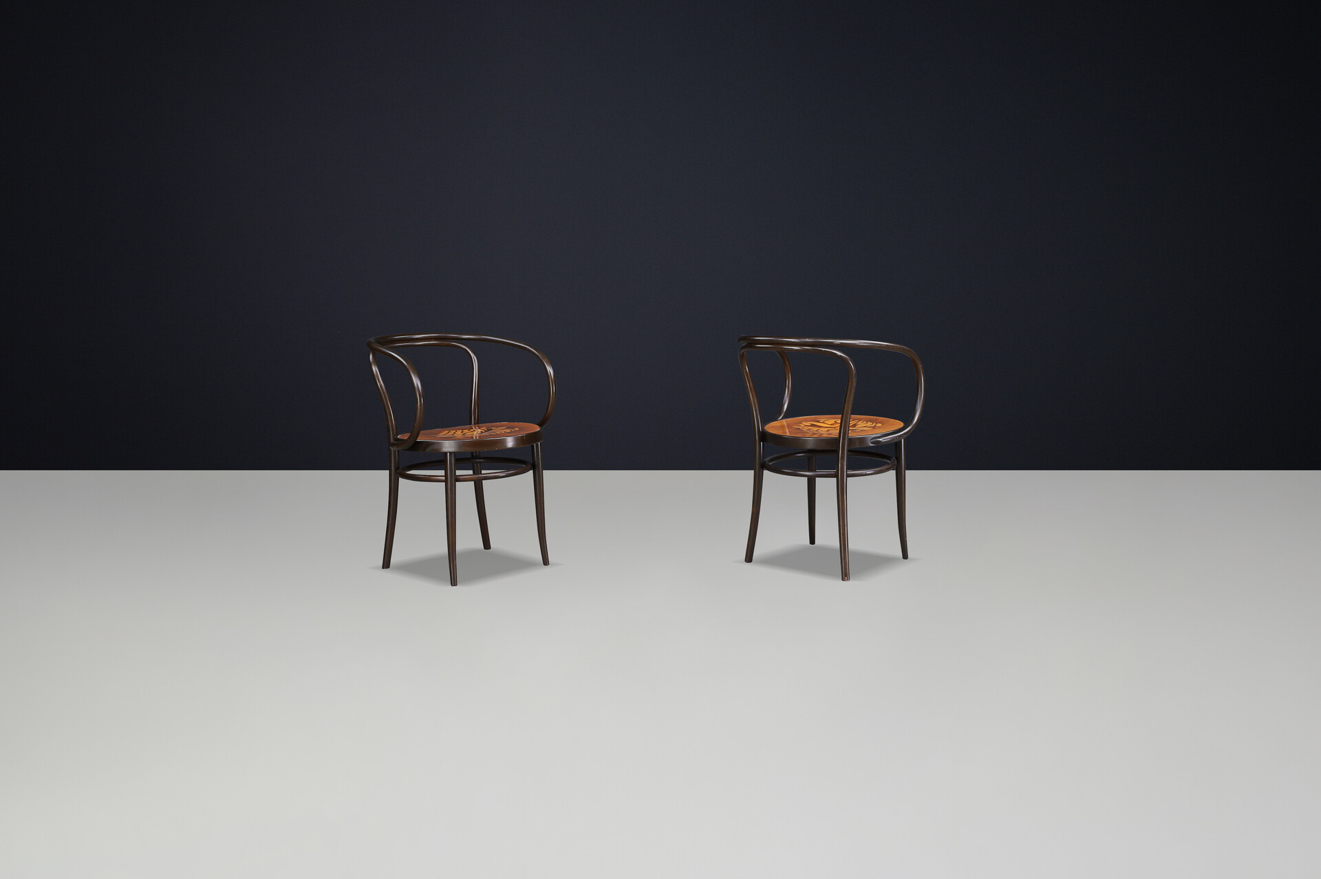 Modern Thonet Bentwood Armchairs, Czech Republic Late-20th century