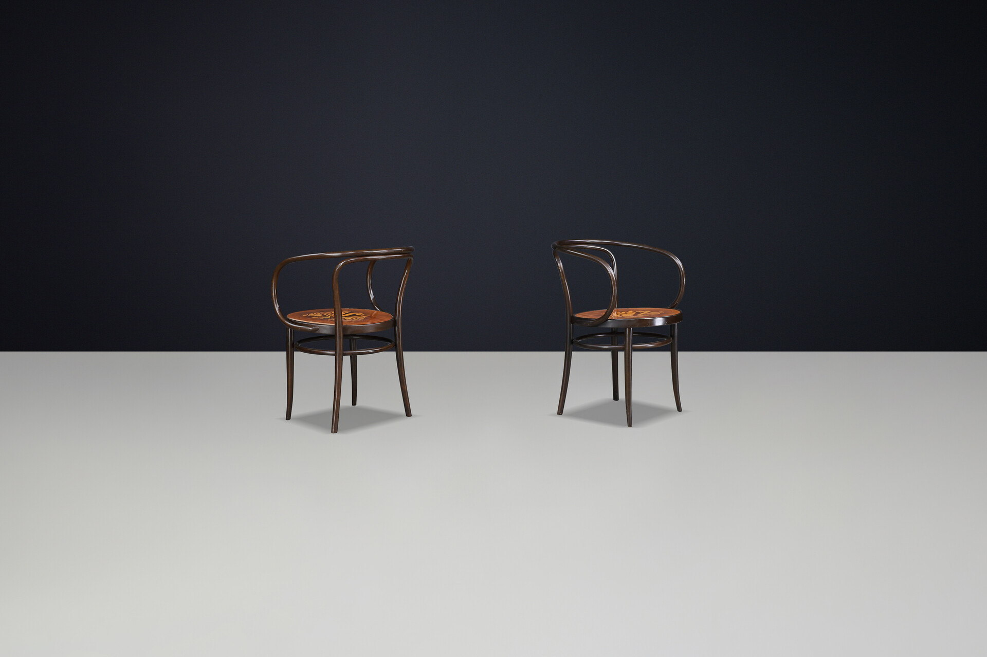 Modern Thonet Bentwood Armchairs, Czech Republic Late-20th century