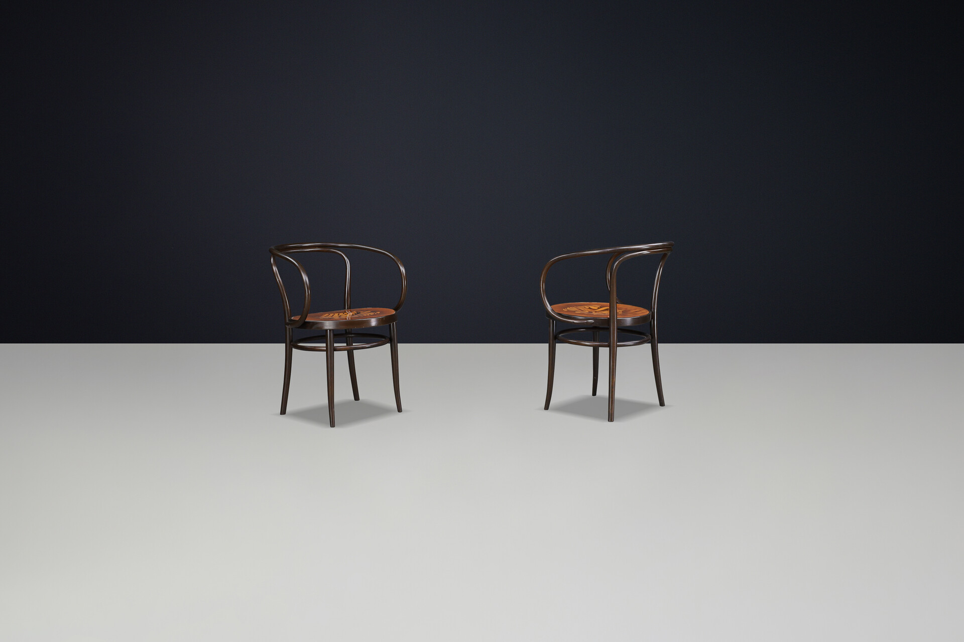 Modern Thonet Bentwood Armchairs, Czech Republic Late-20th century