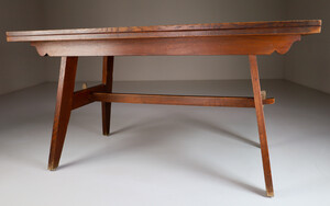 Oak Dining Table by René Gabriel, 1940s Mid-20th century