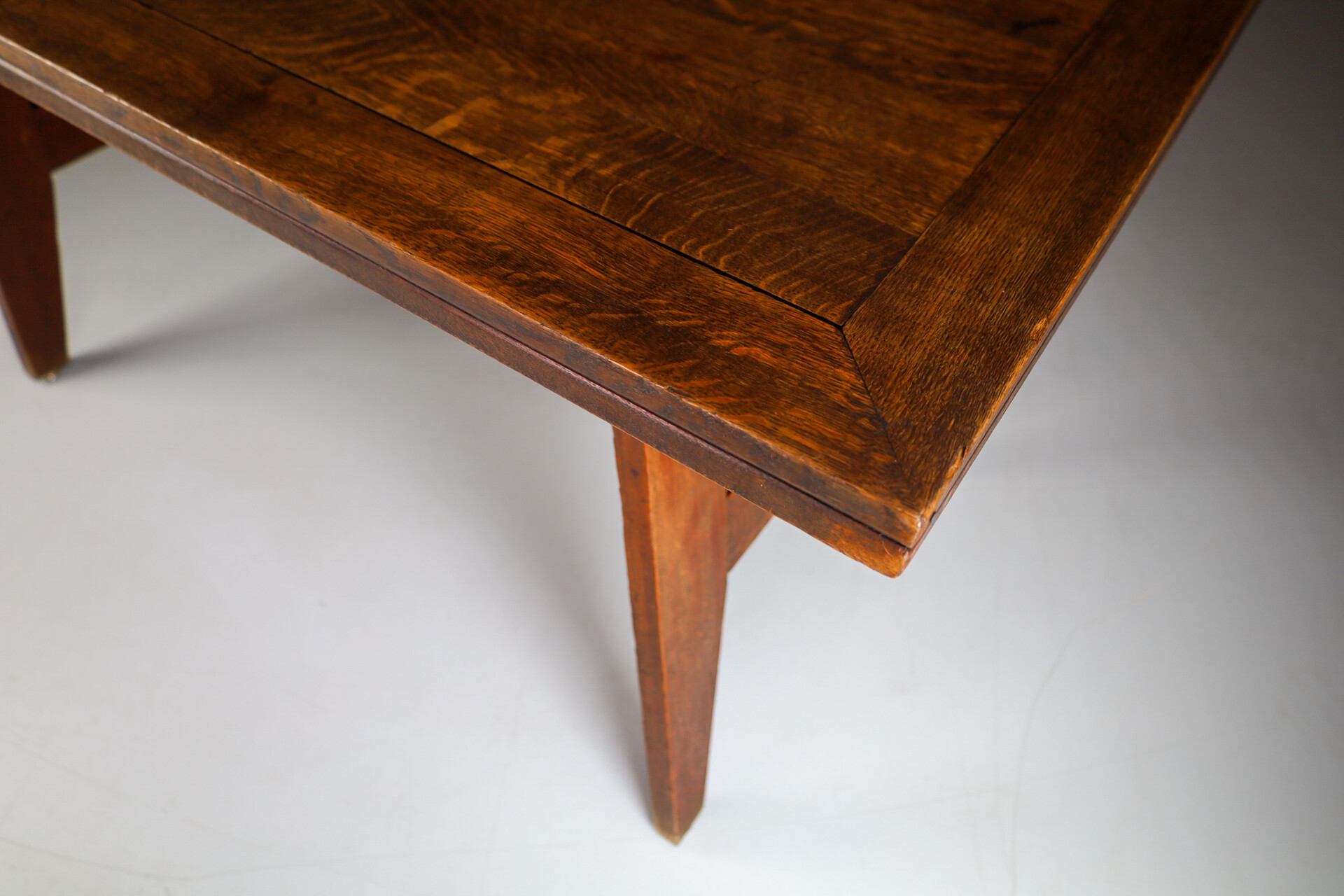Oak Dining Table by René Gabriel, 1940s Mid-20th century