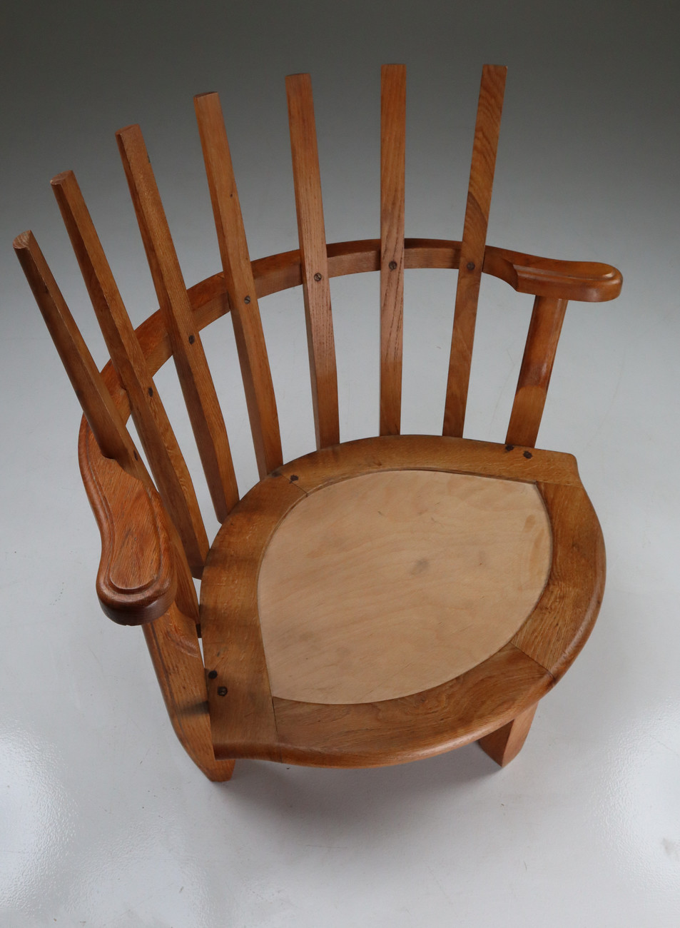 Oak Easy Chairs in by Guillerme & Chambron Edition Votre Maison. Mid-20th century