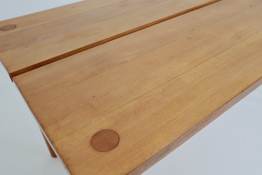 One Table, Six Chairs and Two Stools by Pierre Gautier Delaye, France, 1960s Mid-20th century