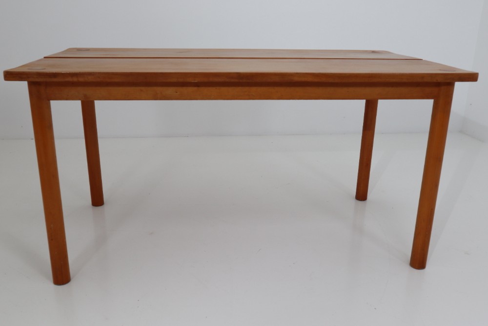 One Table, Six Chairs and Two Stools by Pierre Gautier Delaye, France, 1960s Mid-20th century