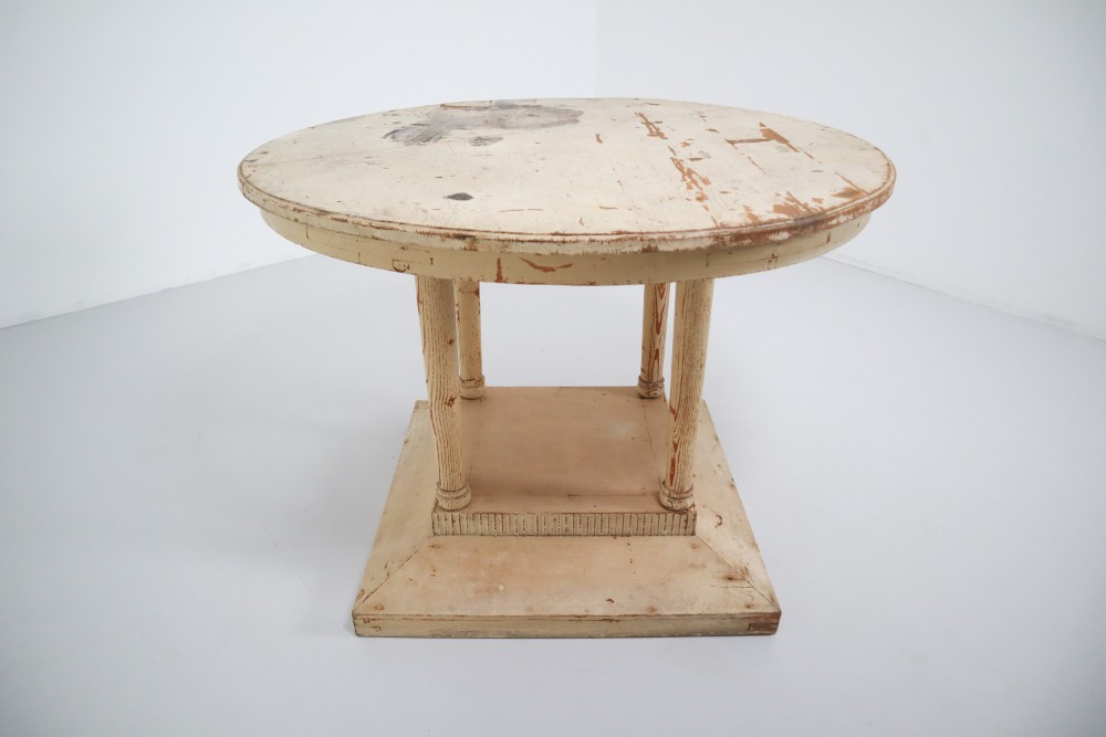  Original Painted Pine Table Early-20th century