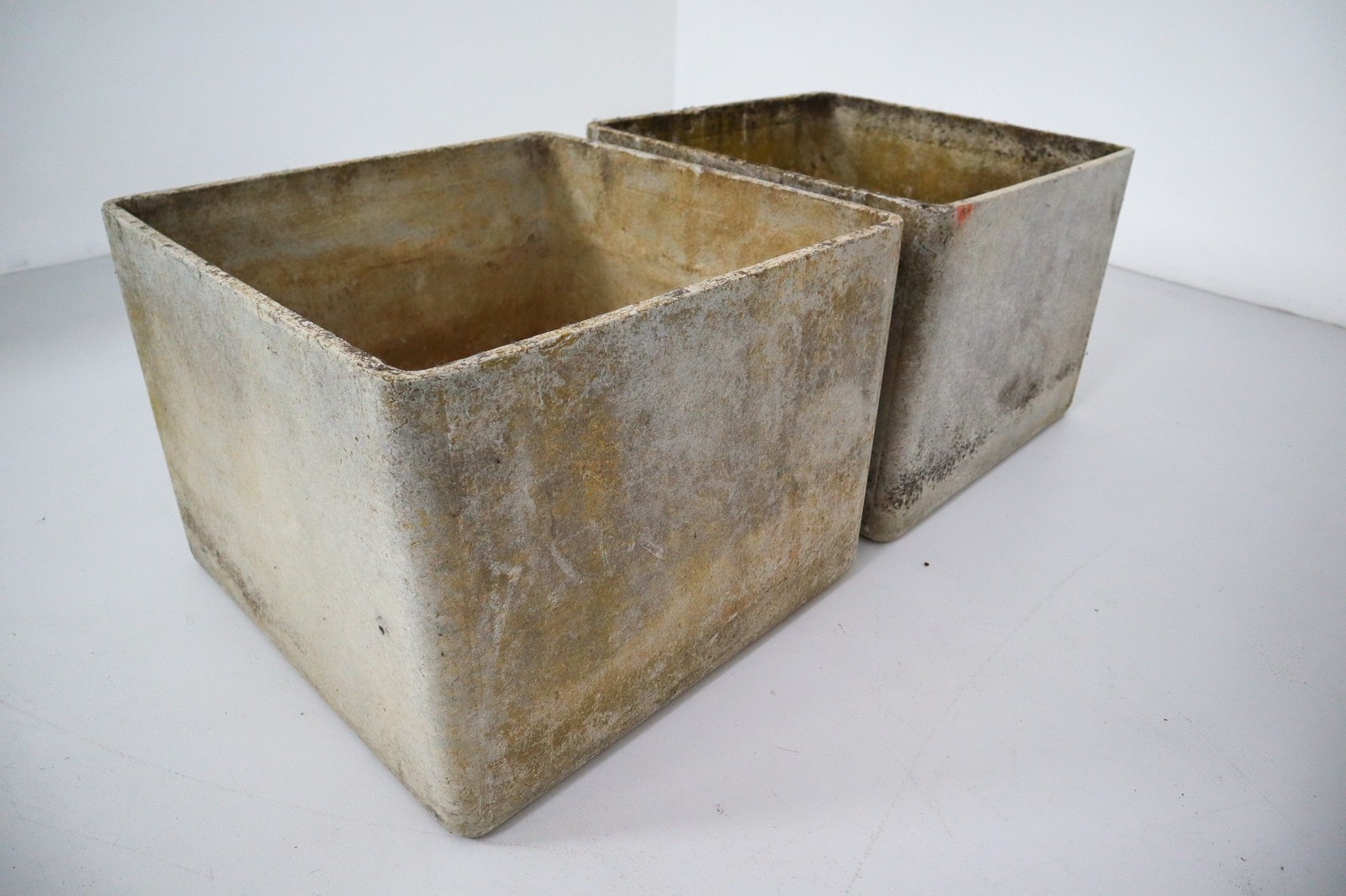 Pair of Willy Guhl Square Planters