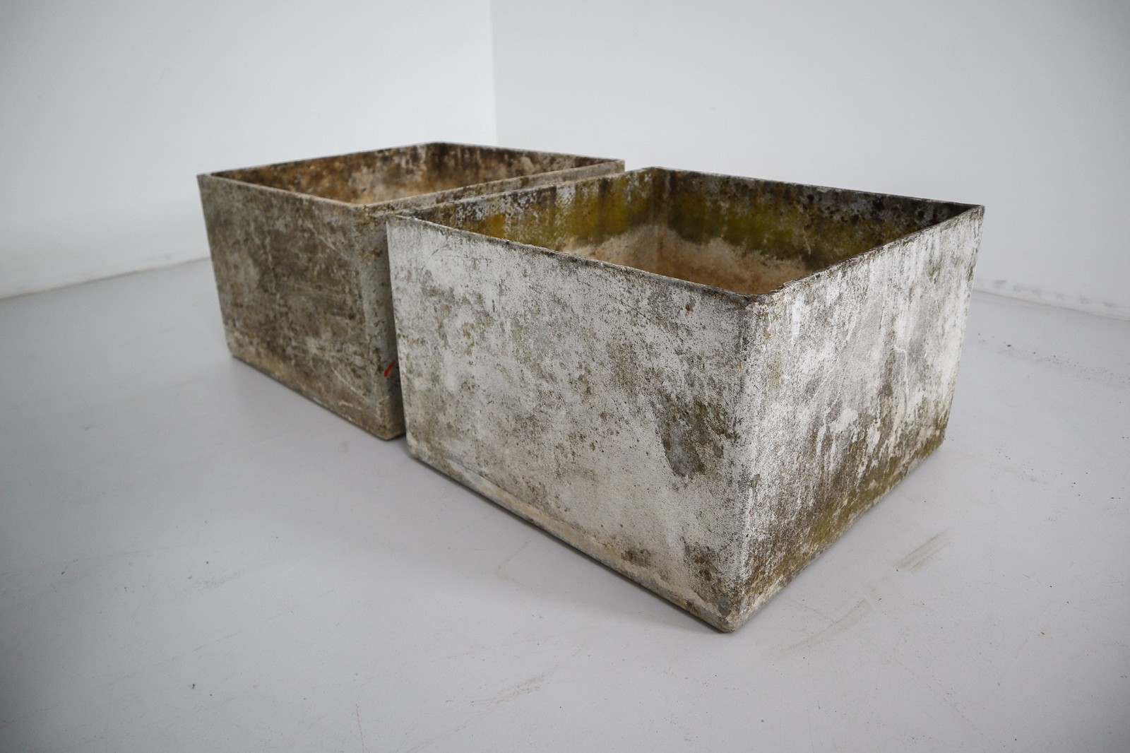 Pair of Willy Guhl Square Planters